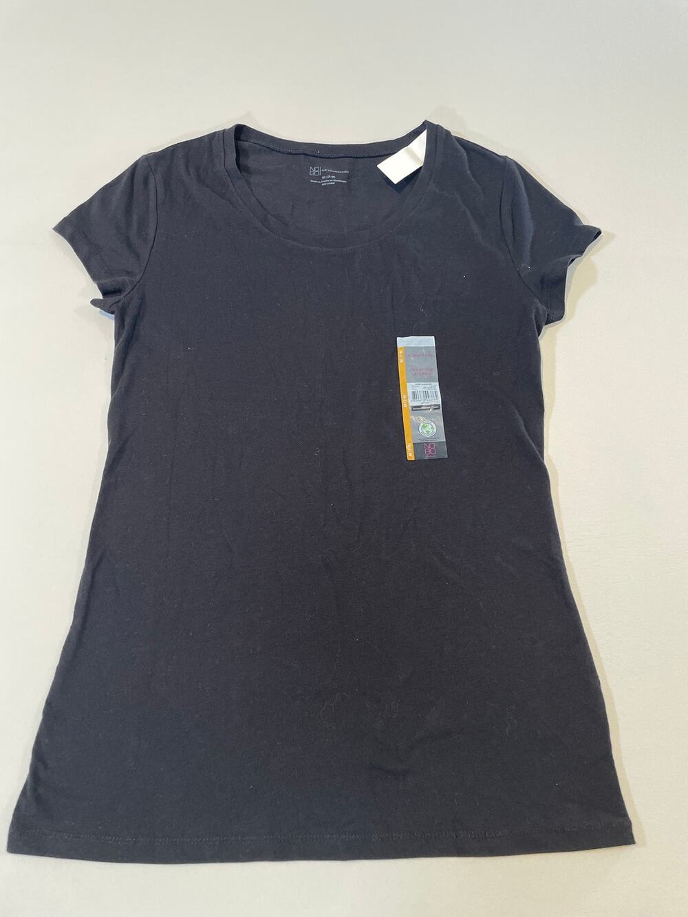 Classic Black Short‑Sleeve Tee Size M New With Tag